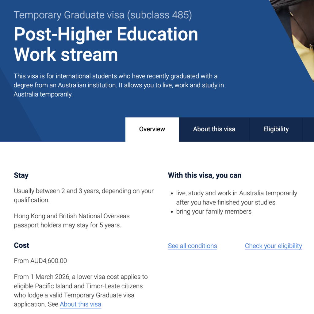 485签证费用上涨